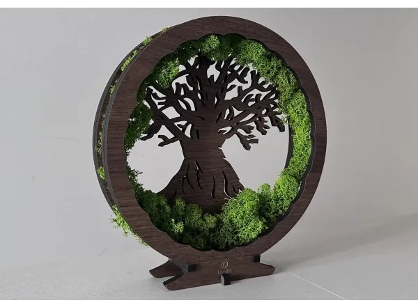 Li-Go 23604/DUB2 - Fényerőszabályozható LED asztali dekoráció LED/12W/230V 20x22 cm tölgy