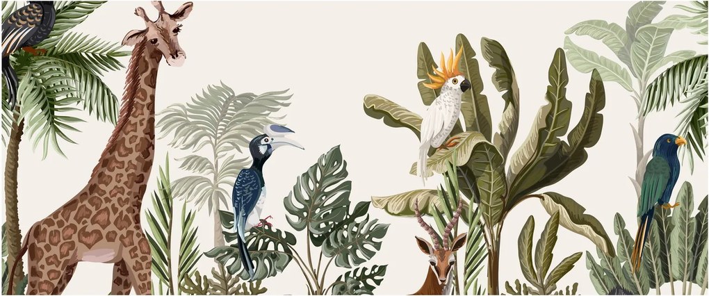 Kép - Afrika lakói (120x50 cm)