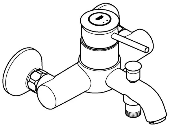 GROHE 23787000 - START CLASSIC DN 15 kádcsaptelep fényes króm