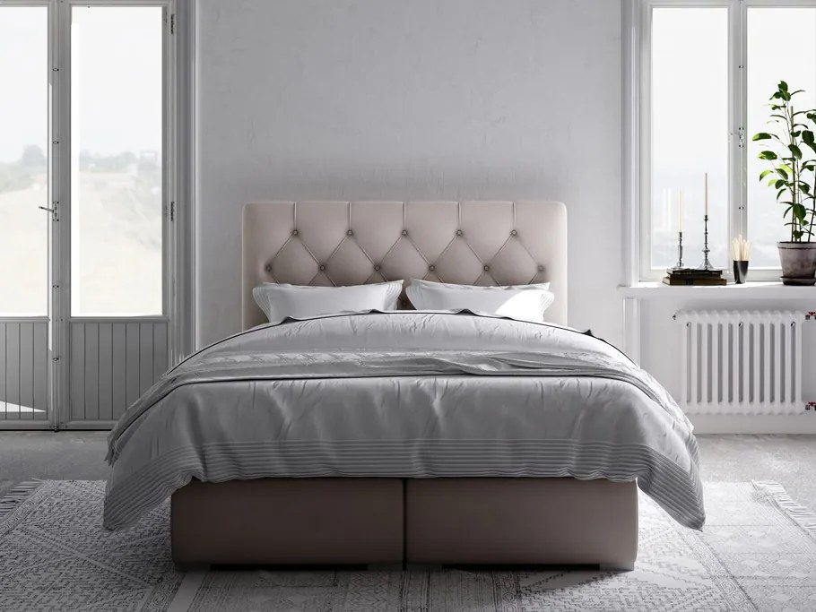 Franciaágy Boxspring 180 cm Ronda (bézs) (tárolóhellyel). Akció -16%. 1044318