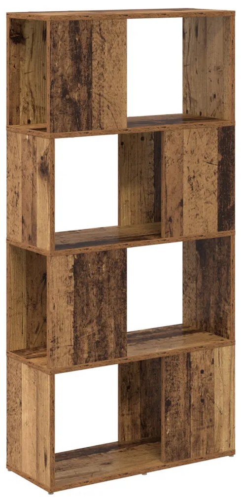 Tárolóegység Régi fa MDF 60 x 24 x 124 cm Tárolóegység