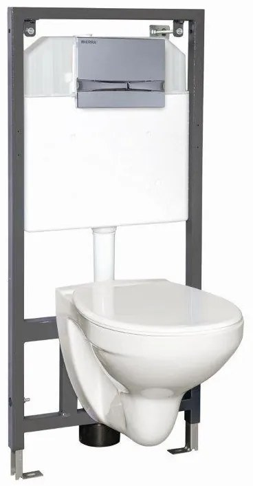 Rossa Adriatic Chrome falba építhető WC tartály szett