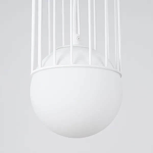 Sollux SL.1331 - Csillár zsinóron BRINA 1xG9/8W/230V fehér