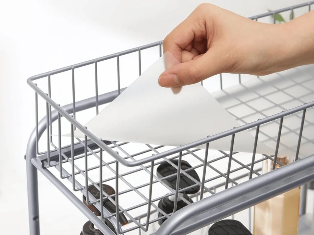 Tároló húzható kosarakkal SOLIDO egymásra rakható, szürke