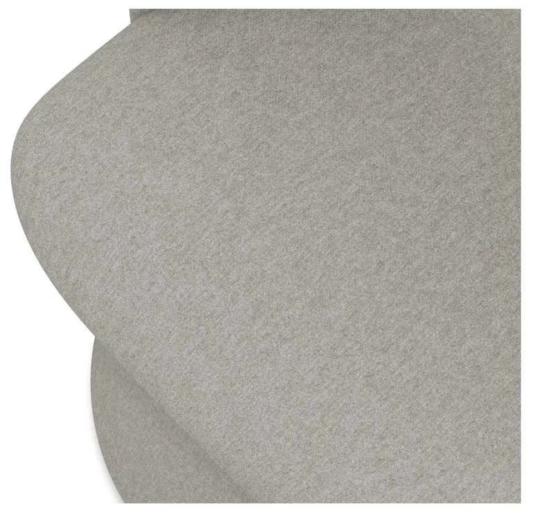 Világosszürke kárpitozott étkezőfotel Kalo – Makamii