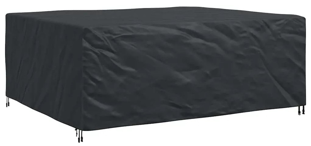 Kültéri bútorhuzat Fekete 250 x 210 x 70 cm 210D