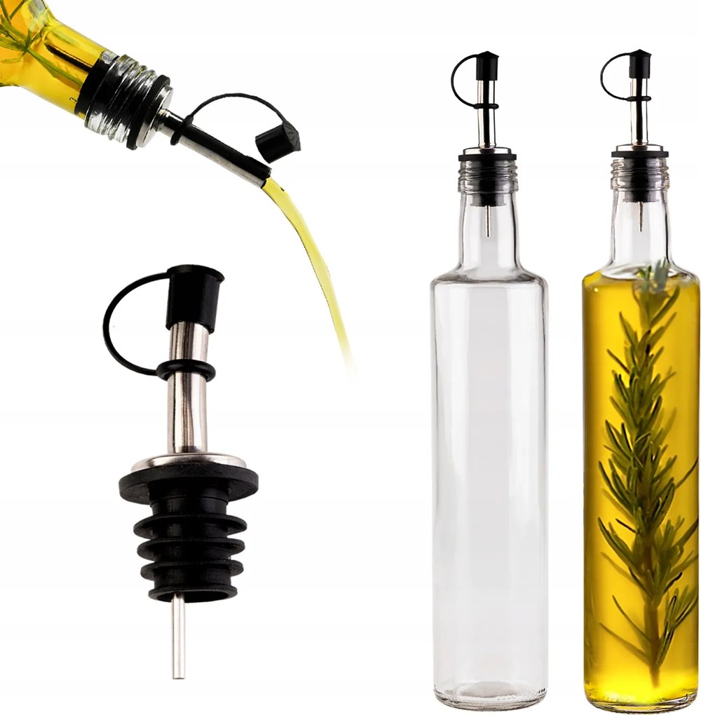 Fém Töltőüveg Olaj Ecet gyümölcslé Dorica 500 ml