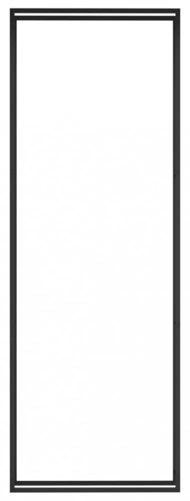 fekete acél tűzifatároló állvány 110x28x312 cm