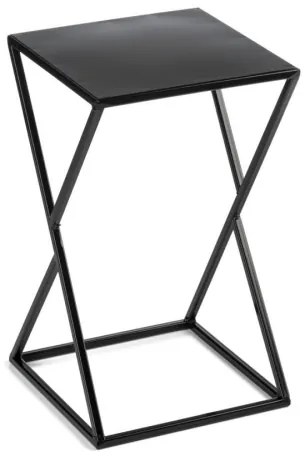 LOFT virágtartó állvány 40x23,5 cm fekete