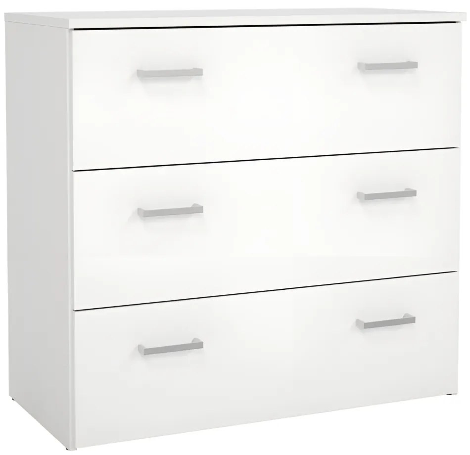 GARBO 3 komód, fehér