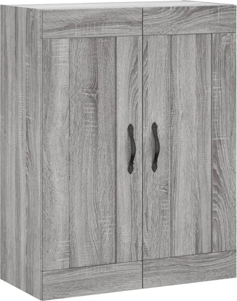 vidaXL szürke sonoma szerelt fa fali szekrény 69,5 x 34 x 90 cm