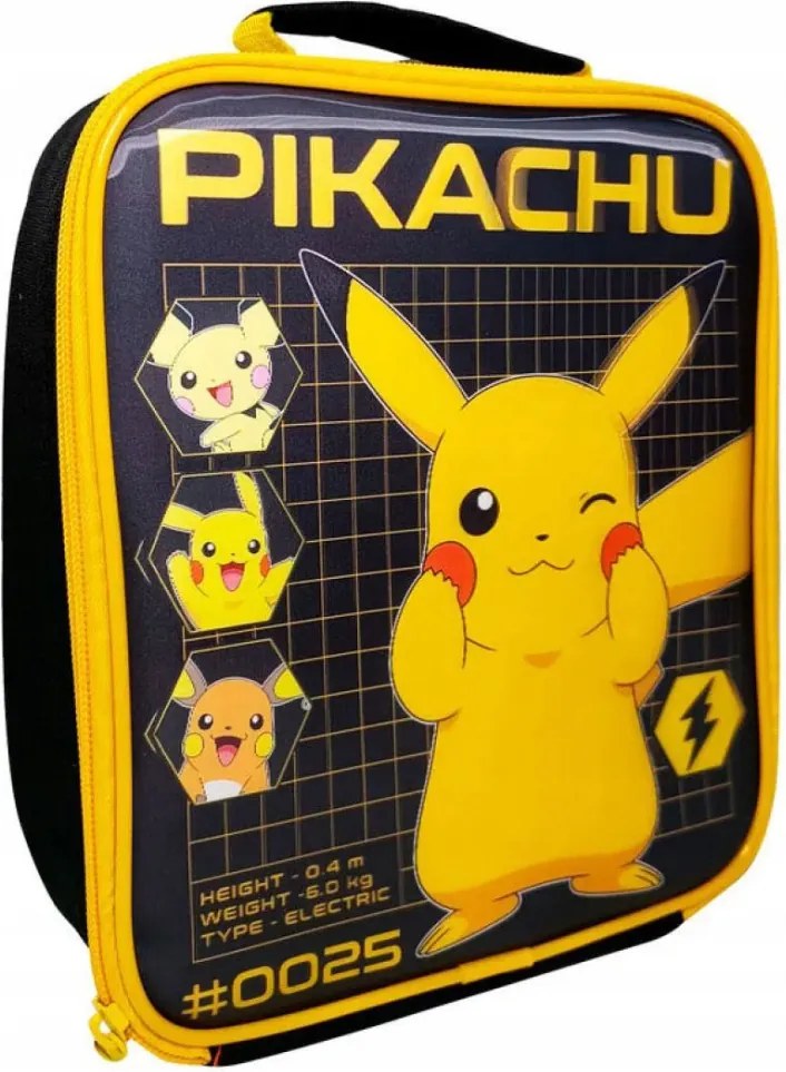 Pokémon Pika 0025 thermo uzsonnás táska, hűtőtáska 22 cm