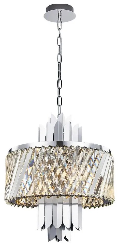 Csillár láncon MARGOT 6xE14/40W/230V króm