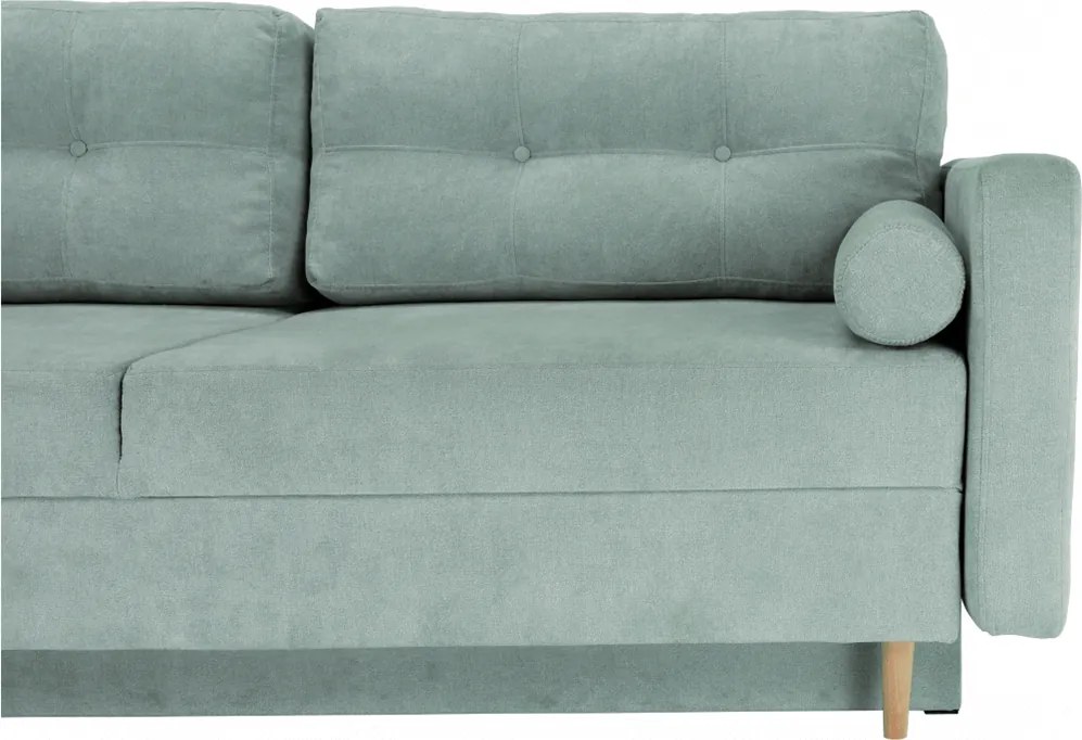 Szófa kinyitható, mentol anyag Queens, AURELIA