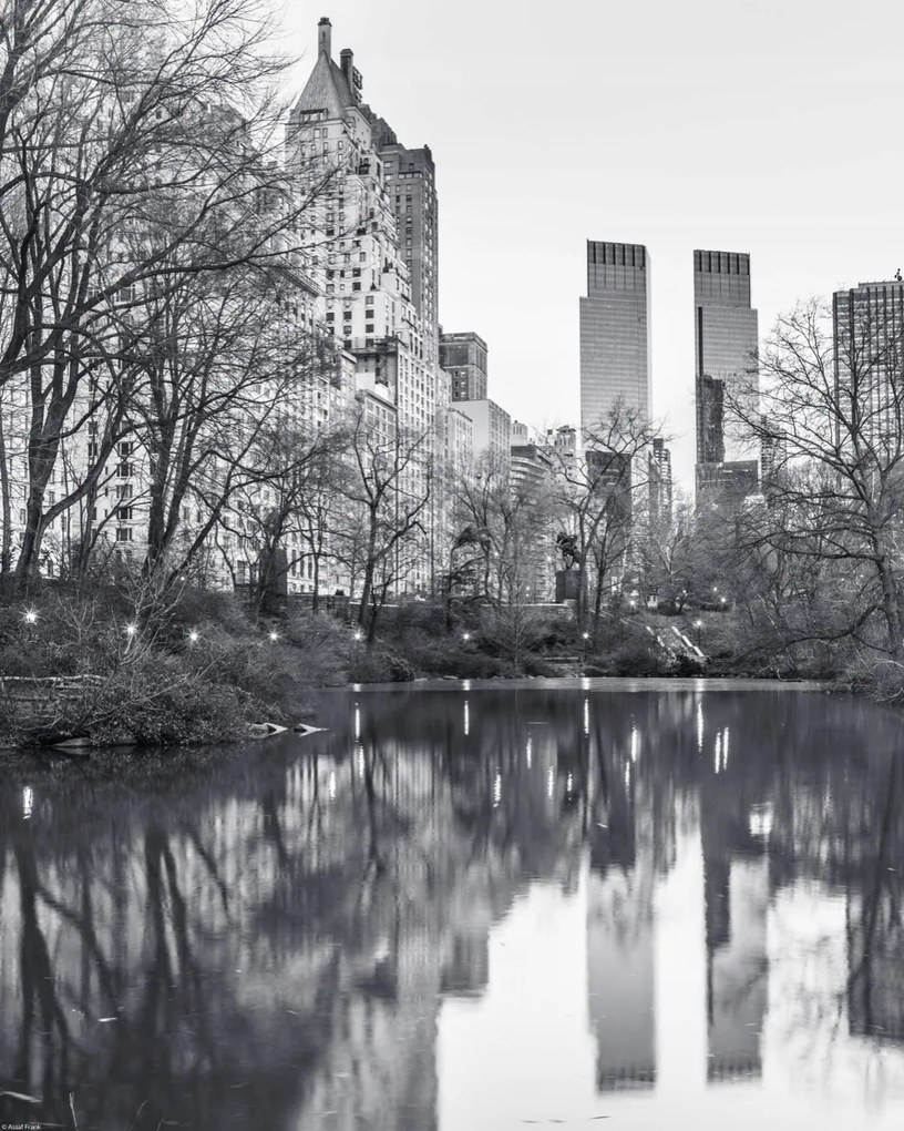 Poszter 40x50cm Központi park Manhattan panorámával 4, Assaf Frank