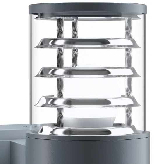 Maytoni O576WL-02GR - Kültéri fali lámpa BRONX 2xE27/60W/230V IP54 antracit