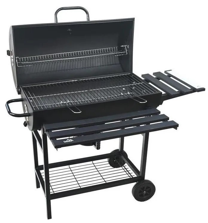 Faszenes grill, fekete