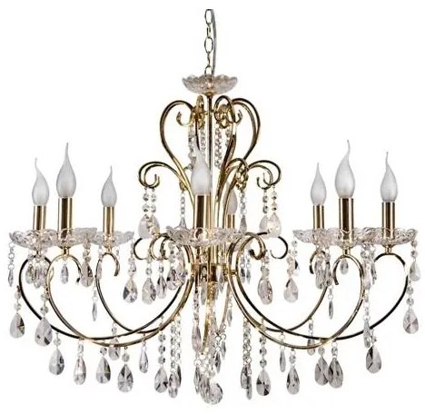 Csillár láncon AURORA 8xE14/40W/230V