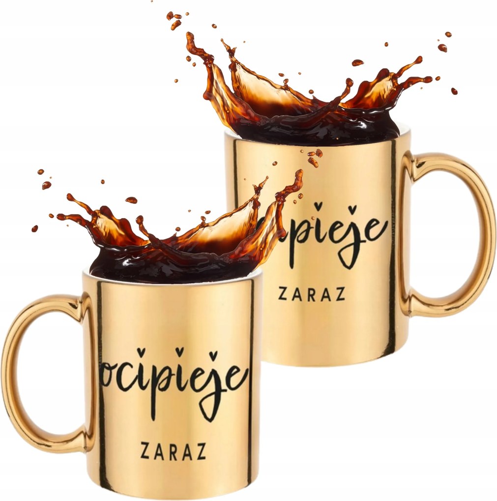 Arany Kerámia Bögre Ideális Munkahelyi Ajándék 330 ml