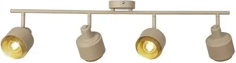 Rabalux beltéri karos spotlámpa e14 4x40w világosbarna fedora