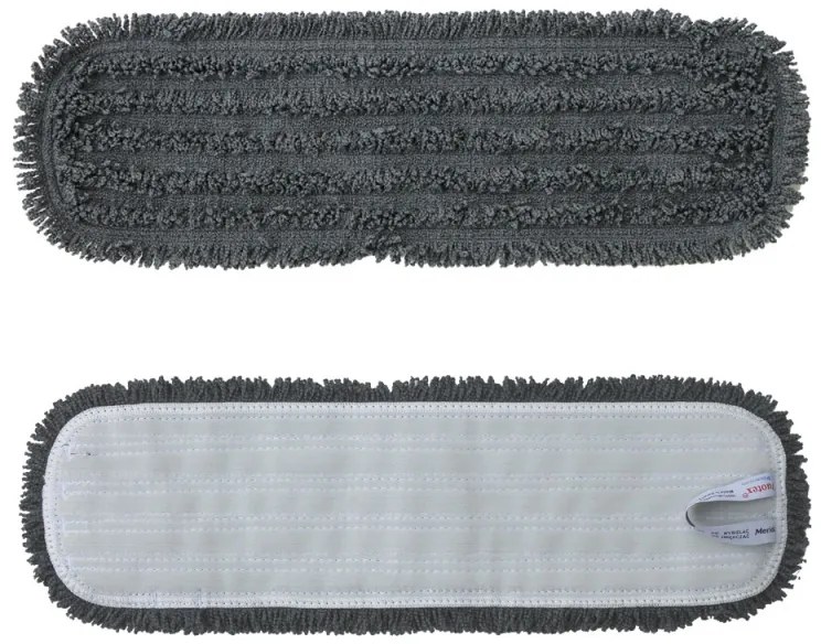 Tépőzáras mop Standard, 47 cm - mikroszálas, szürke