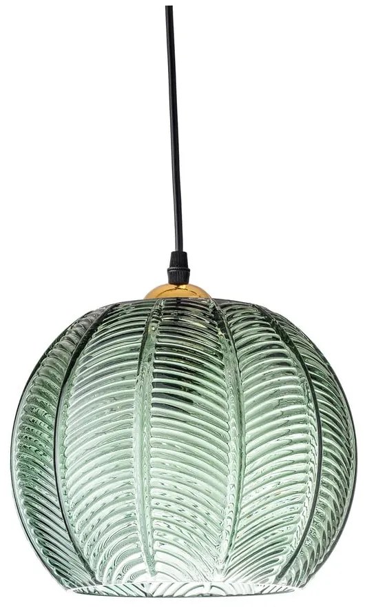 Zöld függőlámpa üveg búrával ø 22 cm Adar – Bloomingville
