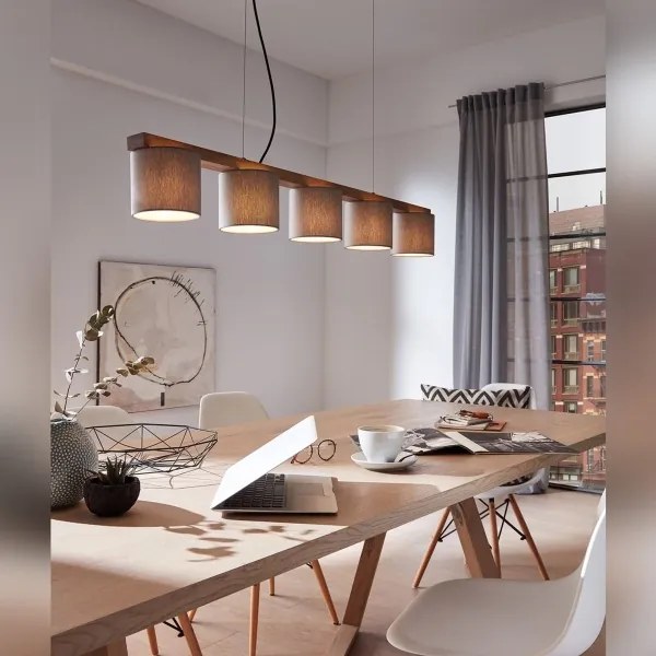 Briloner 4075-054 - RHON kábeles csillár 5xE14/25W/230V