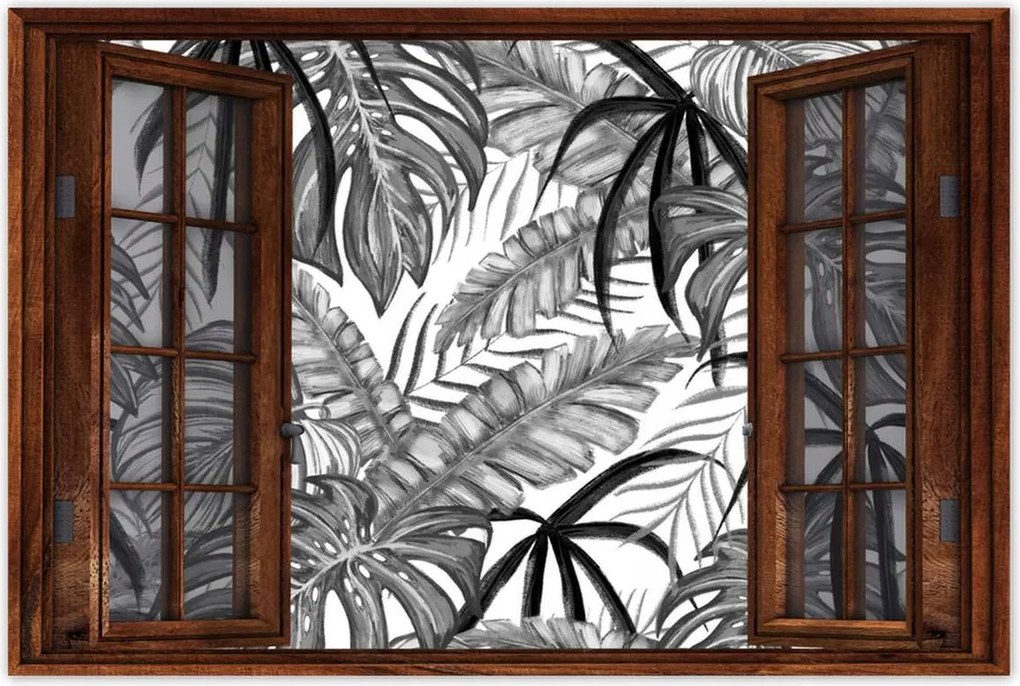 Poszterek 120x80 Monstera Zöld levél