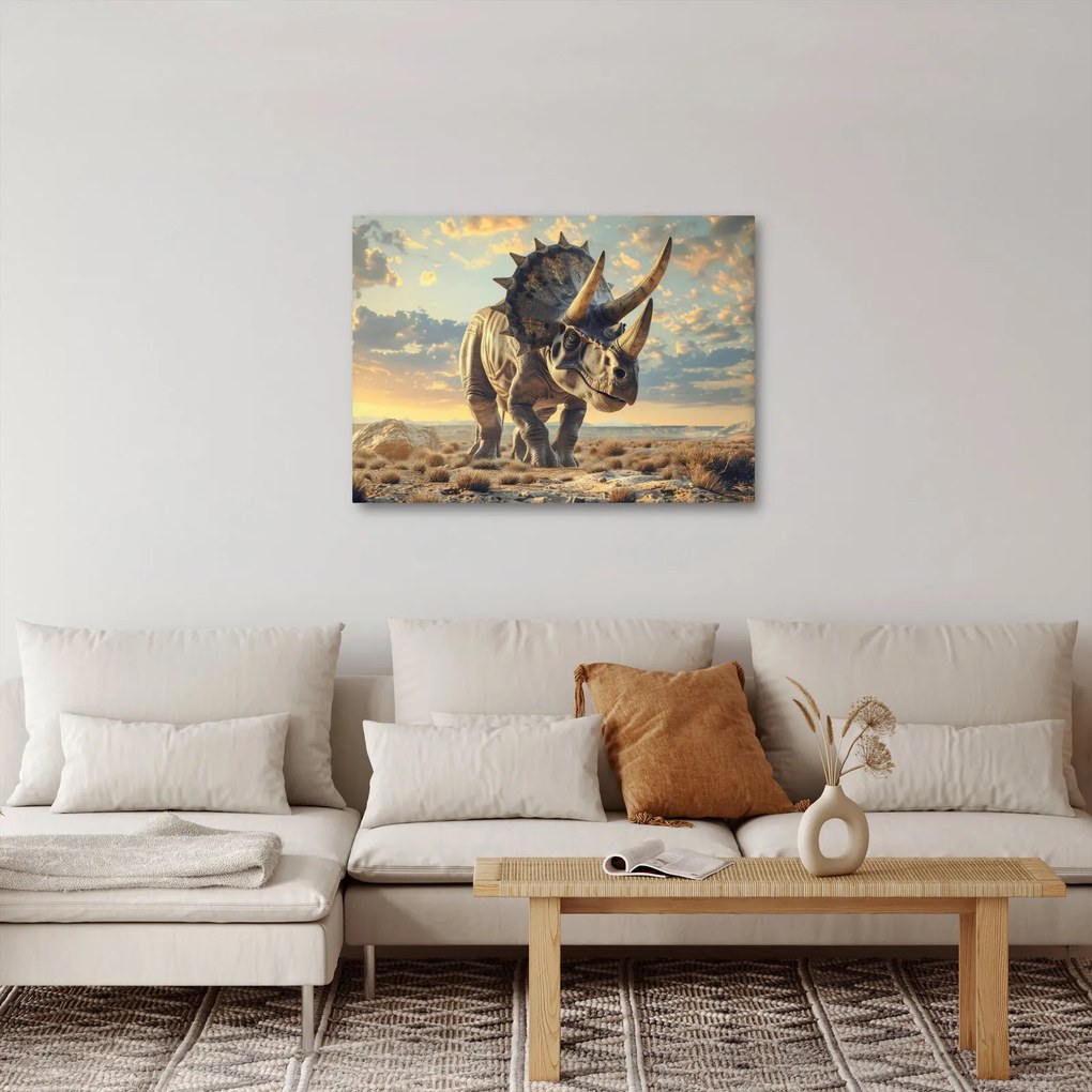 Kép - Triceratops (70x50 cm)