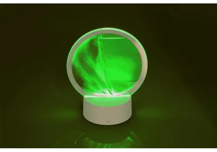 LED mozgó homokkép - zöld