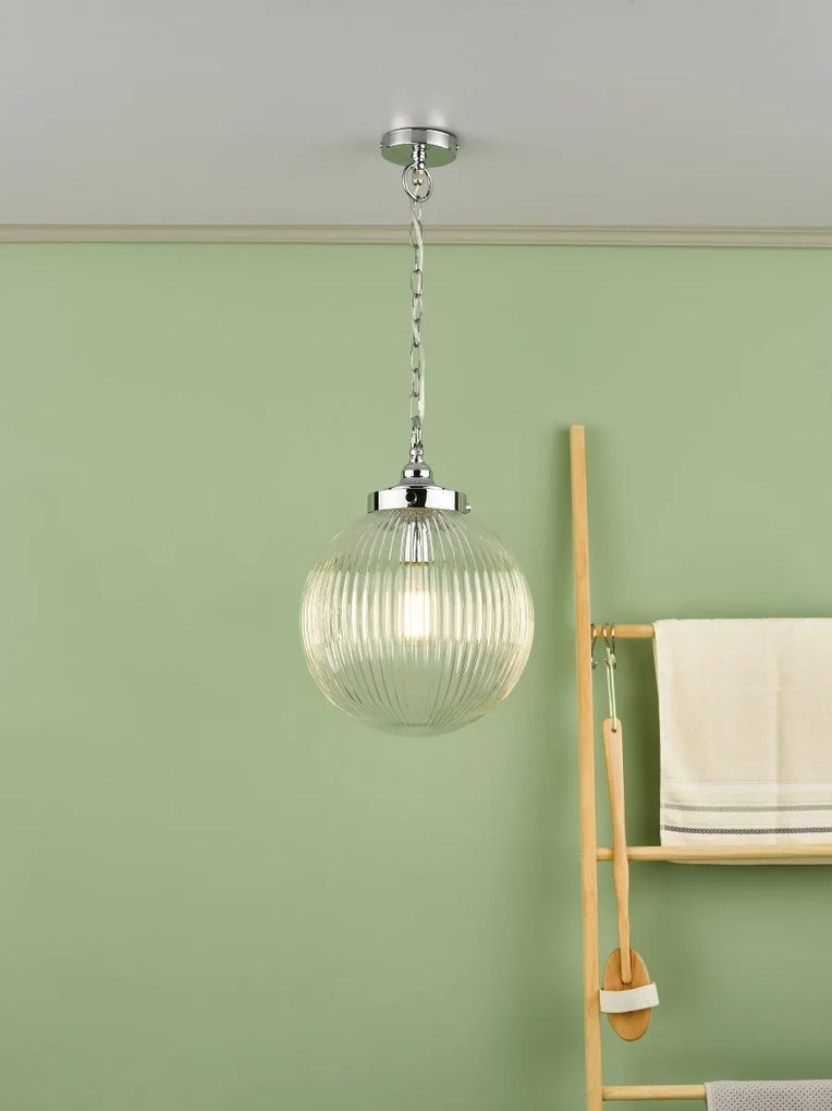 Dar Lighting modern függeszték tamara csiszolt króm dartam0150-ip44