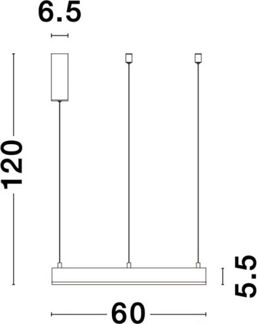 NOVALUCE 9190740 Modern Led Függesztett Lámpa LED IP20