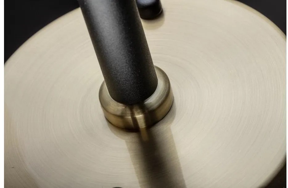 Lámpa Fali lámpatest LAMIA 2, 3759, max250V, 50/60Hz, 1*E27, max.40W, IP20, átmérő 30, 6 cm, fekete/arany