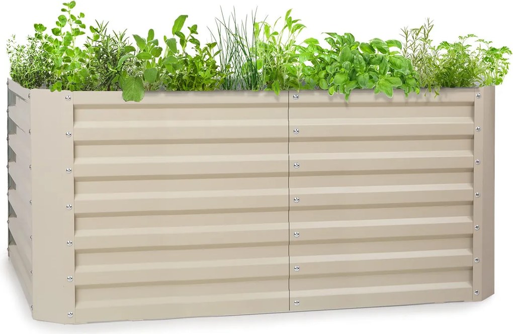 Blumfeldt Blum High Grow Straight, magaságyás, 120 x 60 x 60 cm, 432l, acél