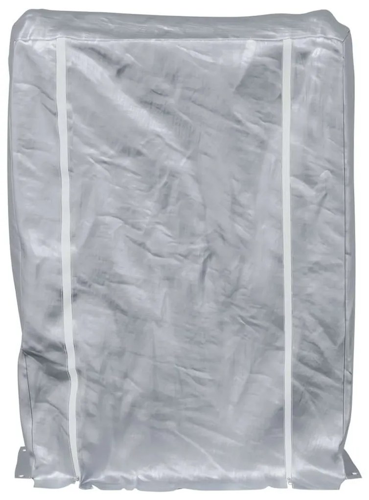 Tűzifa állvány esővédővel 100x25x150 cm Horganyzott acél