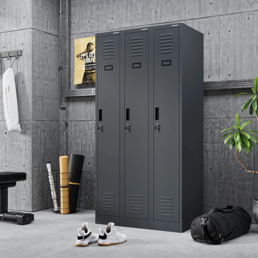 KACPER II 1 Plus fém munkavállalói szekrény 300 x 1800 x 500 mm