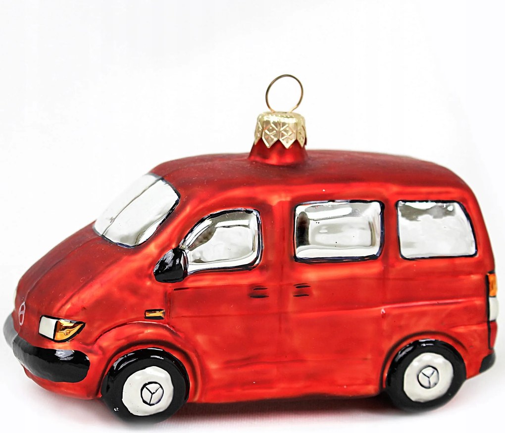 Kézzel díszített üveggömb Auto Vito