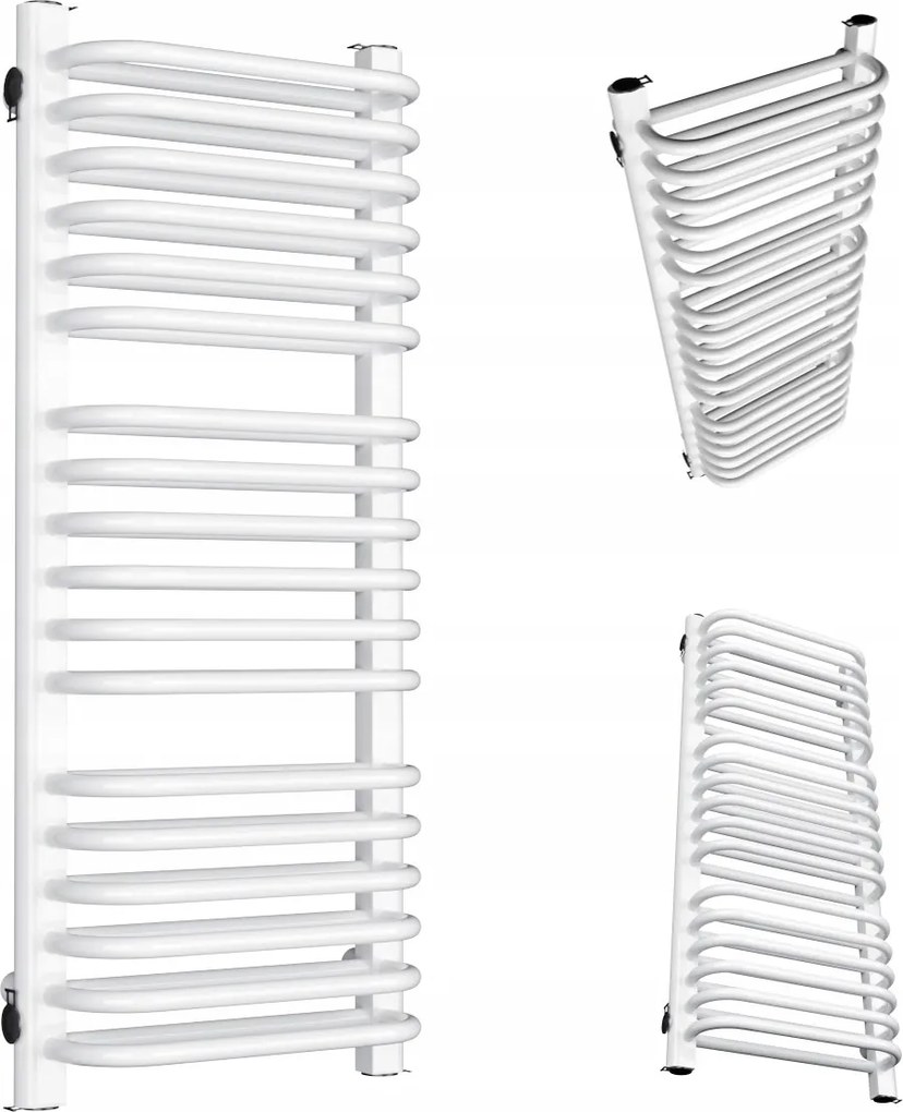 Fürdőszobai Radiátor Függőleges Double 1220/400 Fehér Fényes