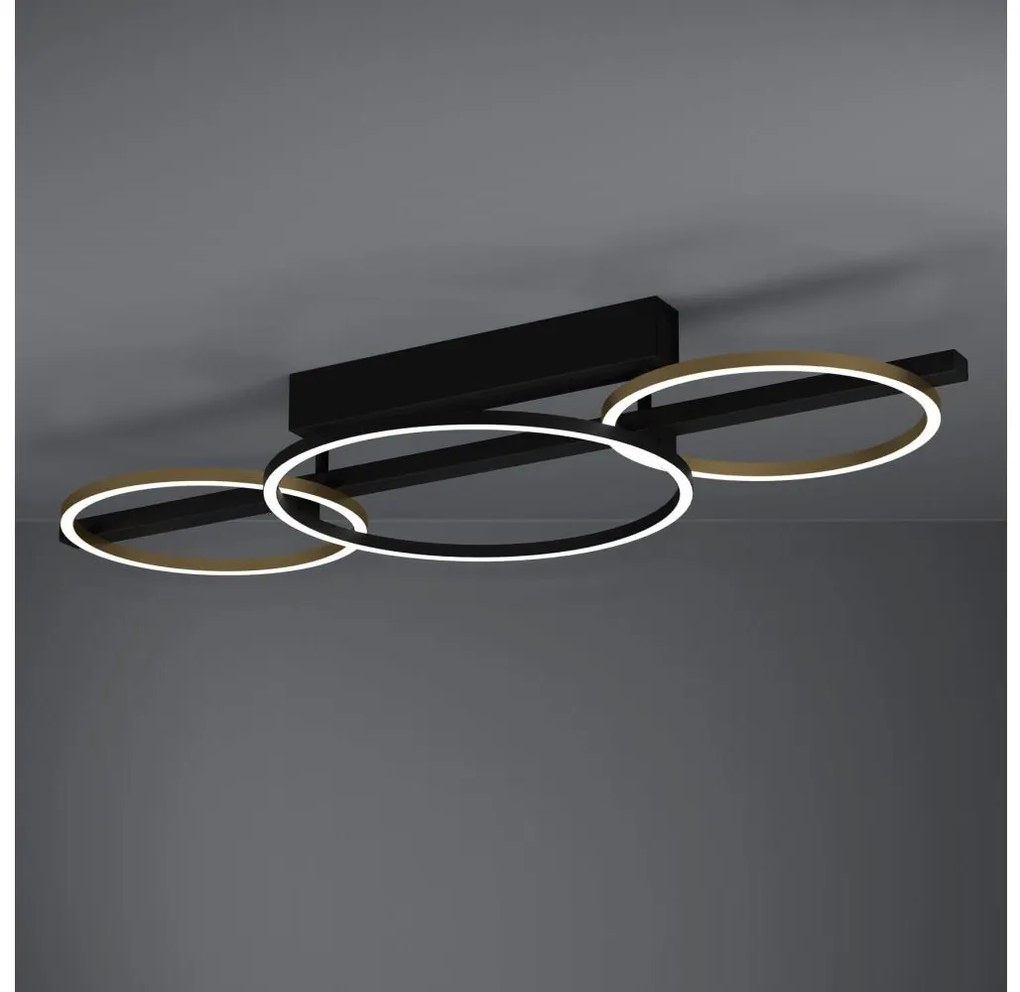 Eglo 390086-LED Dimmelhető felületre szerelhető csillár LANACERA 2xLED/12,5W/230V +LED/15,5W