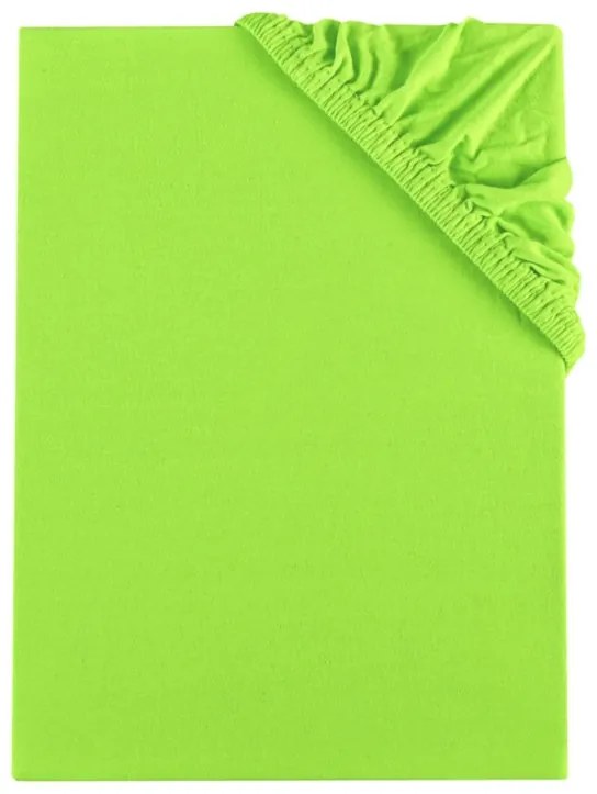 EMI zöld szupersztreccs lepedő, 90x200-as lap