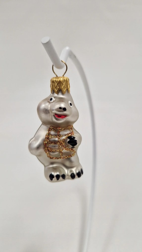 Karácsonyfadísz üvegből Teknős