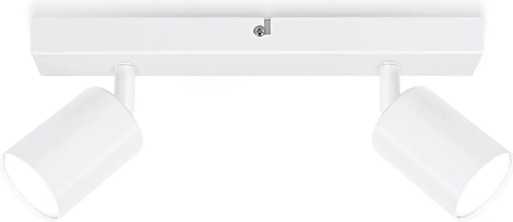 Mennyezeti Lámpatest Menetes GU10 30CM 2 Irányú Reflektor Fehér