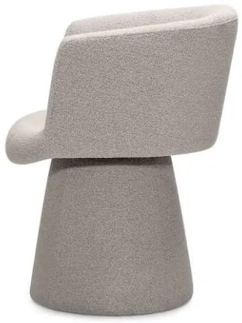 Forgatható design szék YATO, szürke-bézs