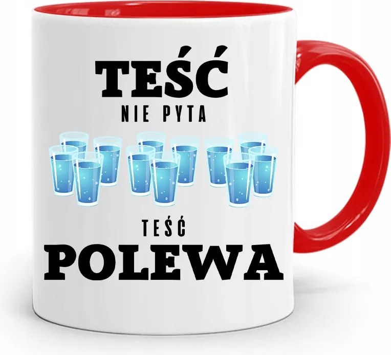 Piros Bögre Az Apósnak Az Após Nem Kérdezi A Mázat A Fényképen