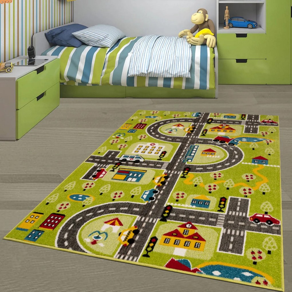 Futószőnyeg (80 x 150), Trafik - Green