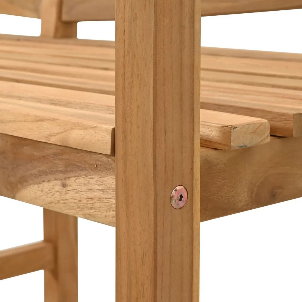 Kerti Pad 120x53.5x85 cm Tömör Tíkfából