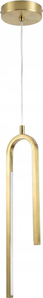 Minimalista LED-es függőlámpa Arany Csiszolt Design