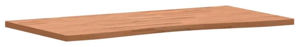 tömör bükkfa íróasztallap 110 x (50-55) x 2,5 cm