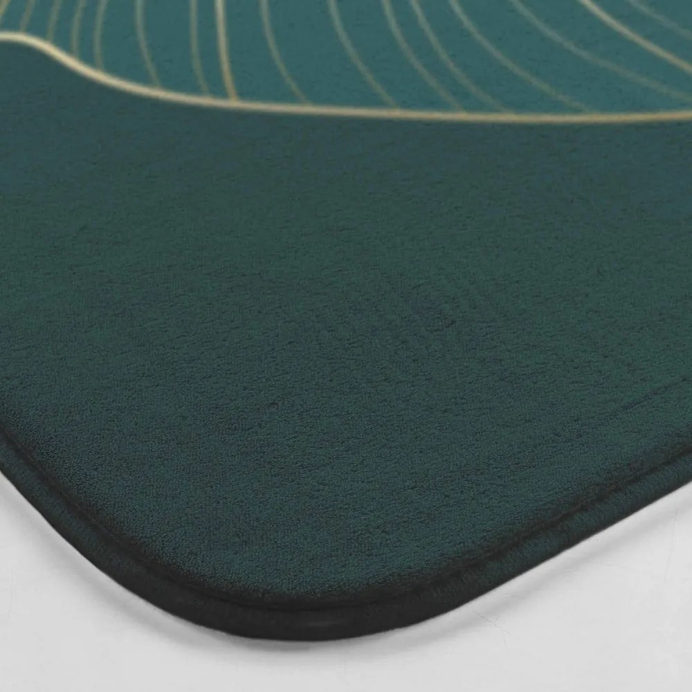 Sötétzöld fürdőszobai kilépő WC-hez 45x45 cm Jade – douceur d'intérieur