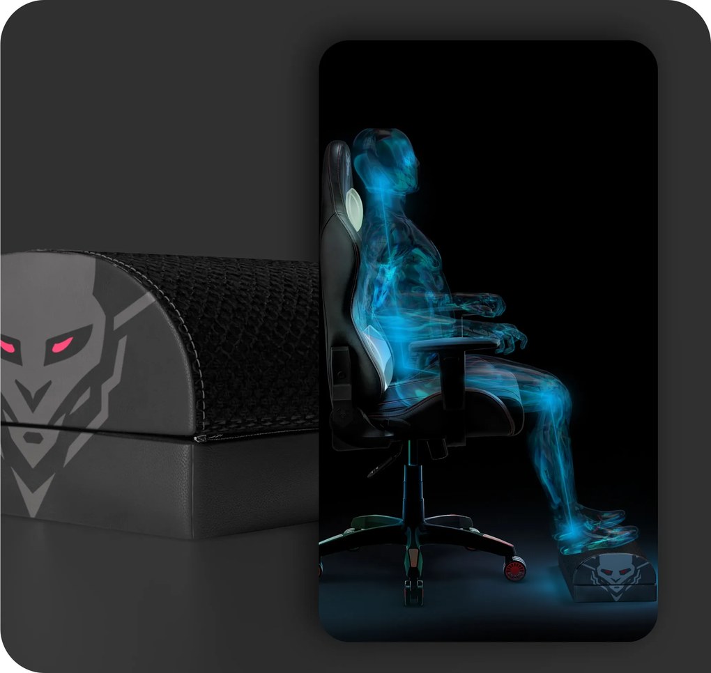 Lábtartó íróasztal alá: Diablo Chairs Footrest